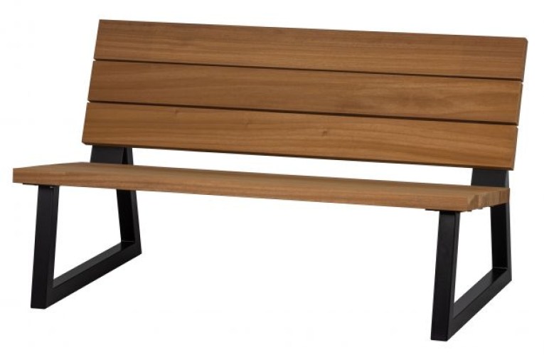 Banco Outdoor Bank Hout Naturel / Metaal [fsc]