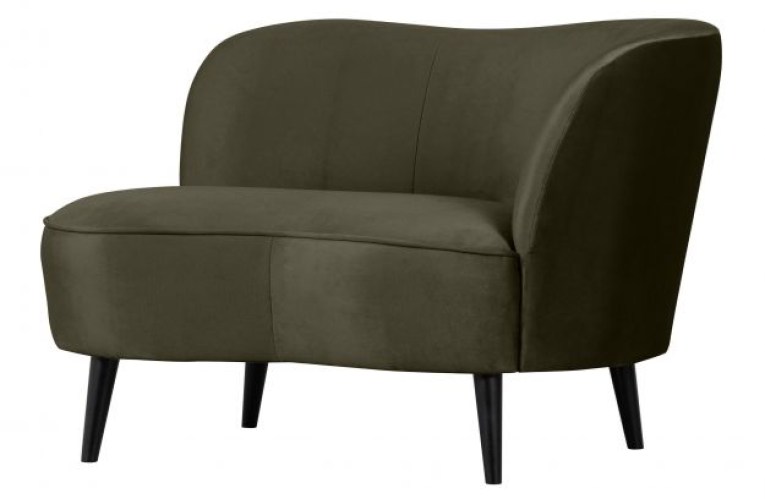 Sara Lounge Fauteuil Rechts Fluweel 
