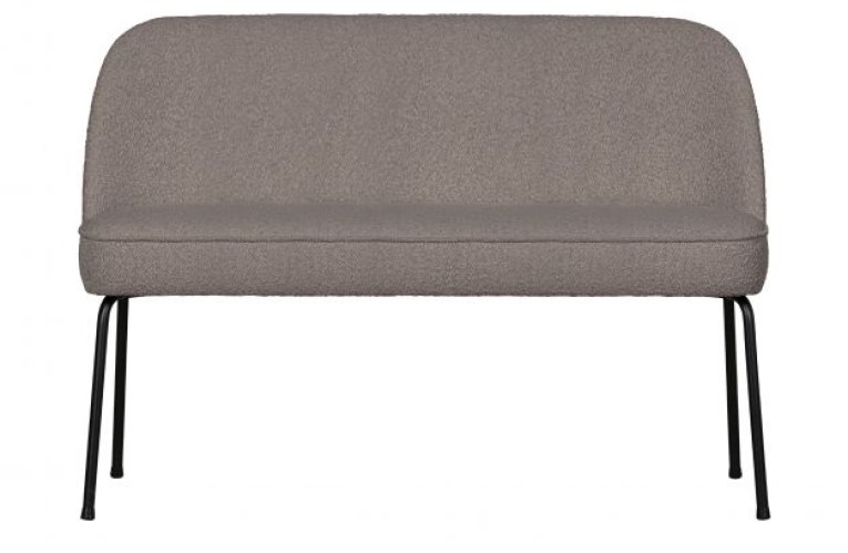 Vogue eetbank bouclé nougat