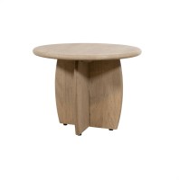 Bijzettafel Ø60, H45, Acacia Weathered Wood - Durban Table Collection