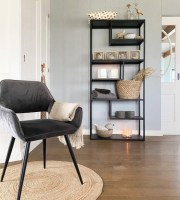 Teun Vakkenkast Zwart 85cm