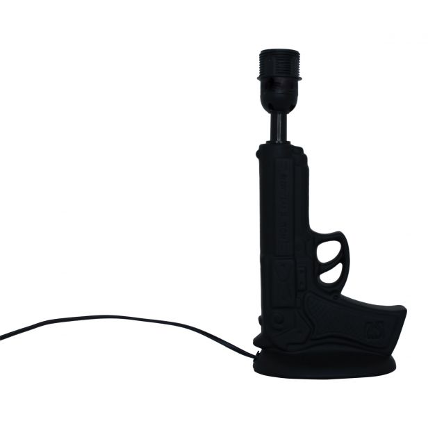 HV Gun Lamp - Zwart - 15x9x32 cm