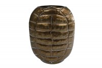Vaas "Turtle" L brons metaal 27x9,5x35,5cm