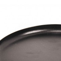 HV Ovale Dienblad - Zwart - 41x19x1cm