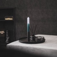 HV 6 kaarsen Lila/ Groen - 2,3x14cm