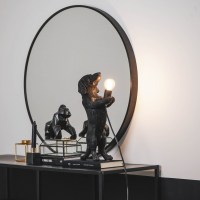 HV Teckel Lamp - Zwart- 10x15x38cm