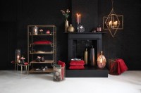 Vaas deco Ø16x50 cm KAMYL antiek brons VanEtje Stoer Wonen