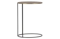 Lissa bijzettafel metaal antiek brass woood