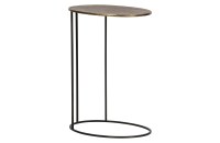 Lissa bijzettafel metaal antiek brass woood