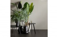 Fer bijzettafel metaal zwart ø40cm