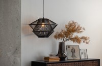 Bamboo hanglamp zwart bepurehome bij VanEtje
