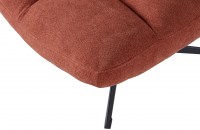 VINNY DRAAIFAUTEUIL BOUCLÉ ROEST VanEtje Stoer Wonen