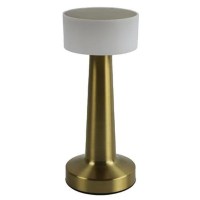 Tafellamp LED oplaadbaar goud/wit