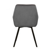 Kick Eetkamerstoel Karl Velvet - donkergrijs kickcollection