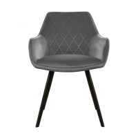 Kick Eetkamerstoel Karl Velvet - donkergrijs kickcollection