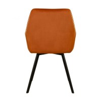 Kick Eetkamerstoel Karl Velvet - oranje