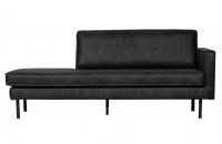 Rodeo Daybed Right Zwart