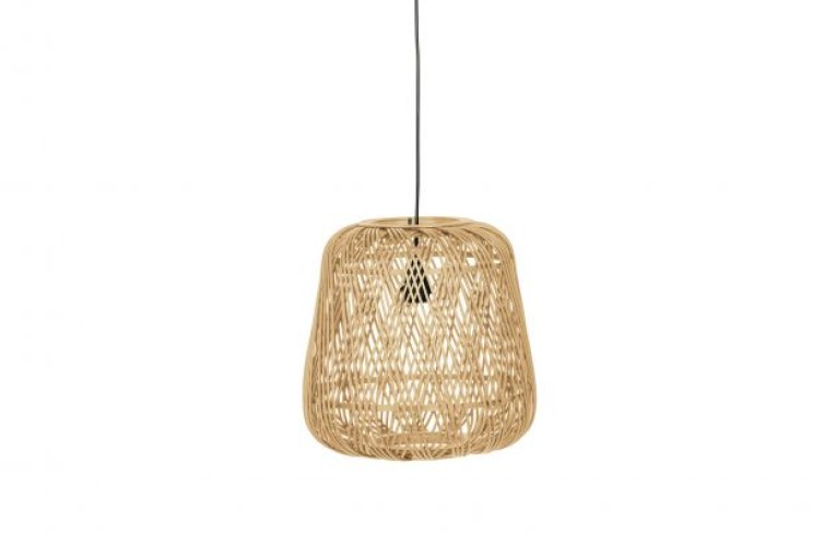 Moza hanglamp bamboe naturel woood exclusive