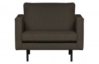 Rodeo Stretched Fauteuil Warm Grey/brown